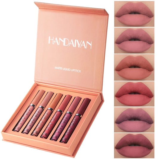 Liquid Lipstick 6 Colours Set