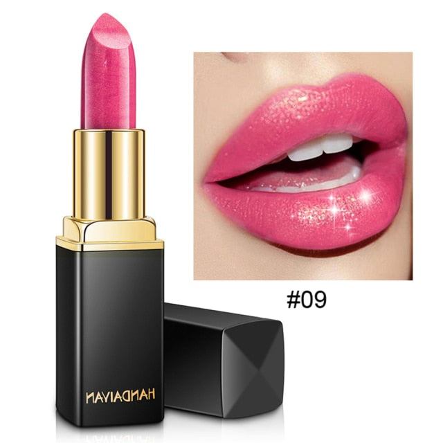 Waterproof Glitter Lipstick 10 Colours