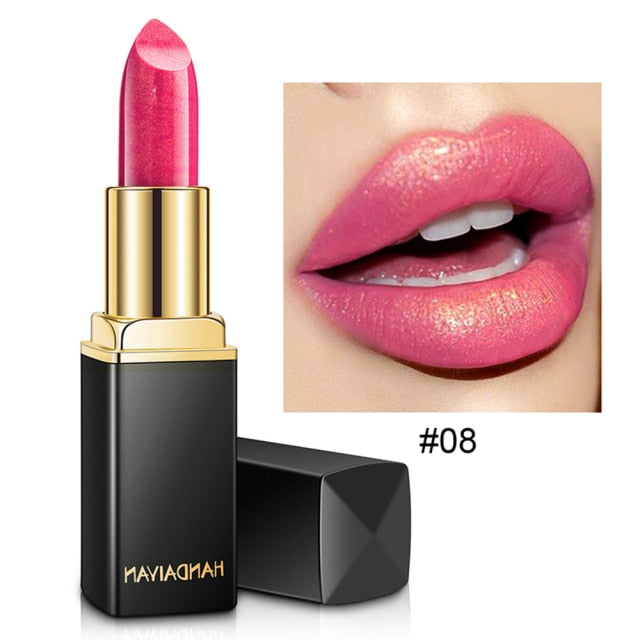 Waterproof Glitter Lipstick 10 Colours